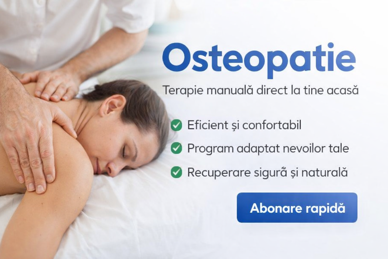 Kinetoterapie la domiciliu.